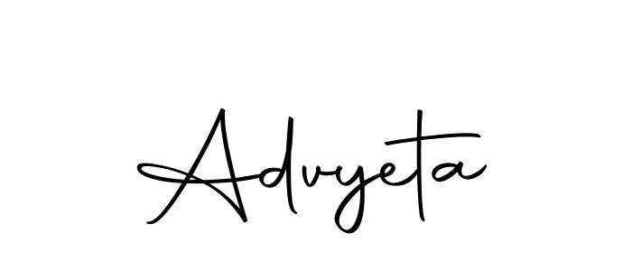 Create a beautiful signature design for name Advyeta. With this signature (Autography-DOLnW) fonts, you can make a handwritten signature for free. Advyeta signature style 10 images and pictures png