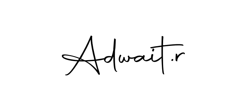 Design your own signature with our free online signature maker. With this signature software, you can create a handwritten (Autography-DOLnW) signature for name Adwait.r. Adwait.r signature style 10 images and pictures png