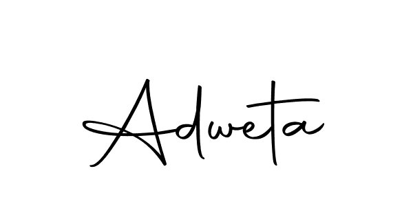 Use a signature maker to create a handwritten signature online. With this signature software, you can design (Autography-DOLnW) your own signature for name Adweta. Adweta signature style 10 images and pictures png