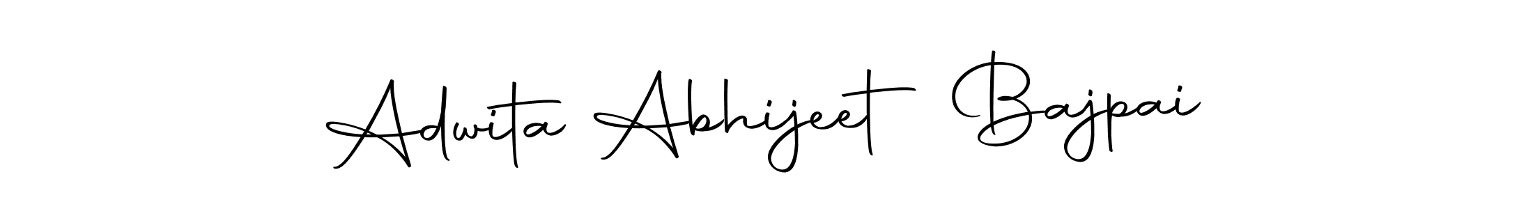 This is the best signature style for the Adwita Abhijeet Bajpai name. Also you like these signature font (Autography-DOLnW). Mix name signature. Adwita Abhijeet Bajpai signature style 10 images and pictures png