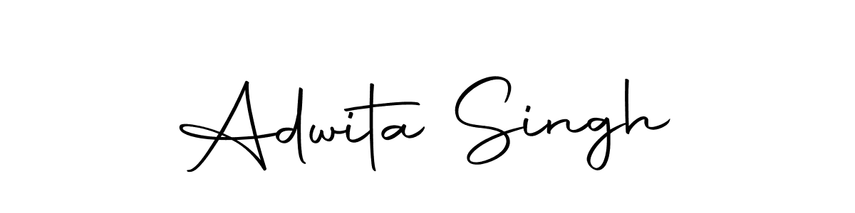 Design your own signature with our free online signature maker. With this signature software, you can create a handwritten (Autography-DOLnW) signature for name Adwita Singh. Adwita Singh signature style 10 images and pictures png