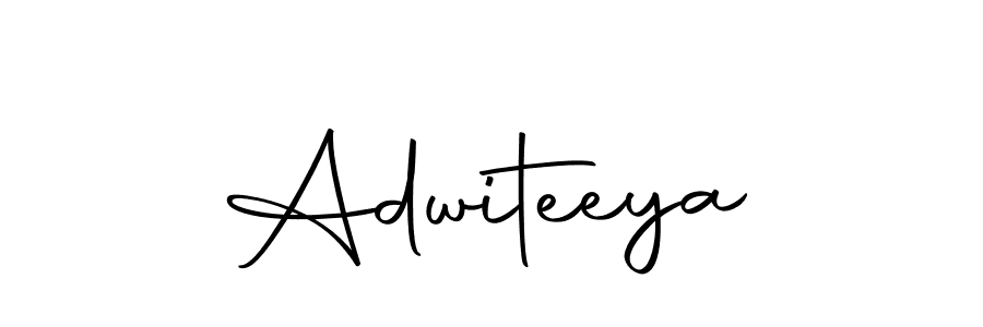 Design your own signature with our free online signature maker. With this signature software, you can create a handwritten (Autography-DOLnW) signature for name Adwiteeya. Adwiteeya signature style 10 images and pictures png