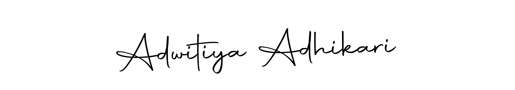 Also we have Adwitiya Adhikari name is the best signature style. Create professional handwritten signature collection using Autography-DOLnW autograph style. Adwitiya Adhikari signature style 10 images and pictures png