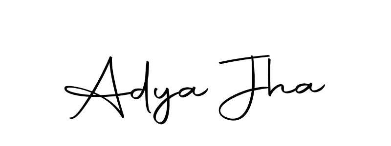 Also we have Adya Jha name is the best signature style. Create professional handwritten signature collection using Autography-DOLnW autograph style. Adya Jha signature style 10 images and pictures png