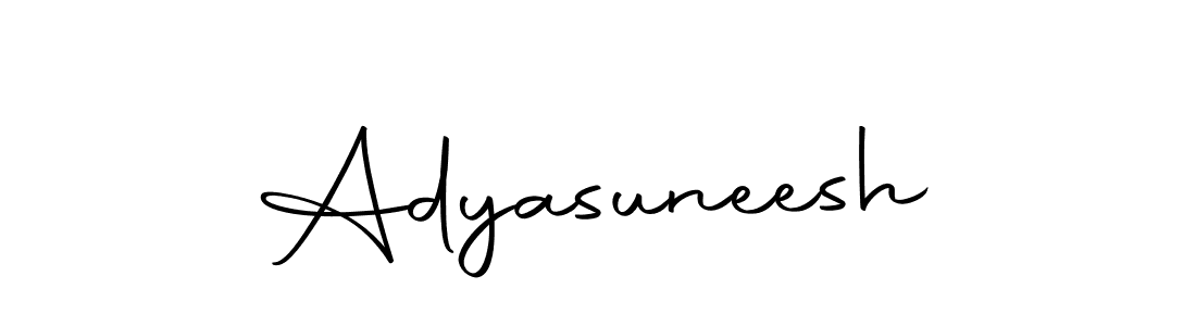 The best way (Autography-DOLnW) to make a short signature is to pick only two or three words in your name. The name Adyasuneesh include a total of six letters. For converting this name. Adyasuneesh signature style 10 images and pictures png