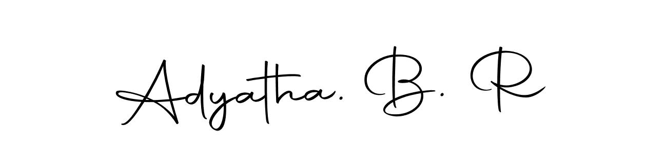 This is the best signature style for the Adyatha. B. R name. Also you like these signature font (Autography-DOLnW). Mix name signature. Adyatha. B. R signature style 10 images and pictures png