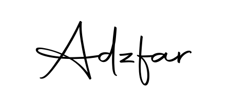 Design your own signature with our free online signature maker. With this signature software, you can create a handwritten (Autography-DOLnW) signature for name Adzfar. Adzfar signature style 10 images and pictures png