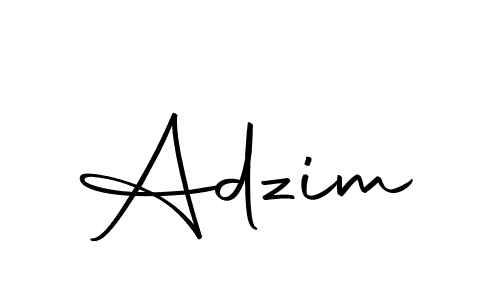 You should practise on your own different ways (Autography-DOLnW) to write your name (Adzim) in signature. don't let someone else do it for you. Adzim signature style 10 images and pictures png