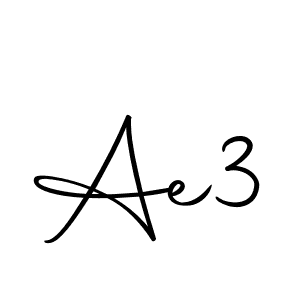 Ae3 stylish signature style. Best Handwritten Sign (Autography-DOLnW) for my name. Handwritten Signature Collection Ideas for my name Ae3. Ae3 signature style 10 images and pictures png