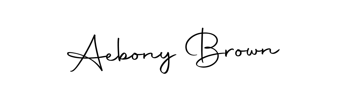 Make a beautiful signature design for name Aebony Brown. Use this online signature maker to create a handwritten signature for free. Aebony Brown signature style 10 images and pictures png