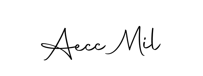 You should practise on your own different ways (Autography-DOLnW) to write your name (Aecc Mil) in signature. don't let someone else do it for you. Aecc Mil signature style 10 images and pictures png