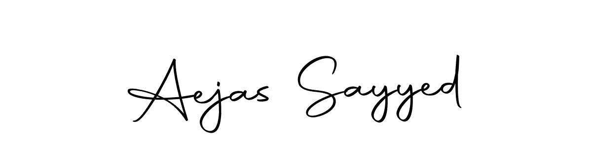 if you are searching for the best signature style for your name Aejas Sayyed. so please give up your signature search. here we have designed multiple signature styles  using Autography-DOLnW. Aejas Sayyed signature style 10 images and pictures png