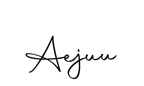 Make a beautiful signature design for name Aejuu. With this signature (Autography-DOLnW) style, you can create a handwritten signature for free. Aejuu signature style 10 images and pictures png