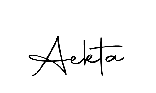 Also we have Aekta name is the best signature style. Create professional handwritten signature collection using Autography-DOLnW autograph style. Aekta signature style 10 images and pictures png