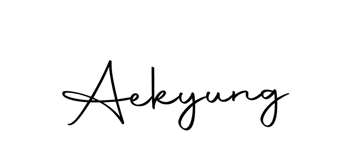 Also we have Aekyung name is the best signature style. Create professional handwritten signature collection using Autography-DOLnW autograph style. Aekyung signature style 10 images and pictures png