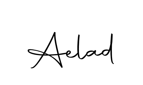 How to make Aelad signature? Autography-DOLnW is a professional autograph style. Create handwritten signature for Aelad name. Aelad signature style 10 images and pictures png