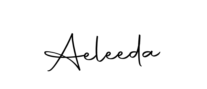 How to make Aeleeda signature? Autography-DOLnW is a professional autograph style. Create handwritten signature for Aeleeda name. Aeleeda signature style 10 images and pictures png