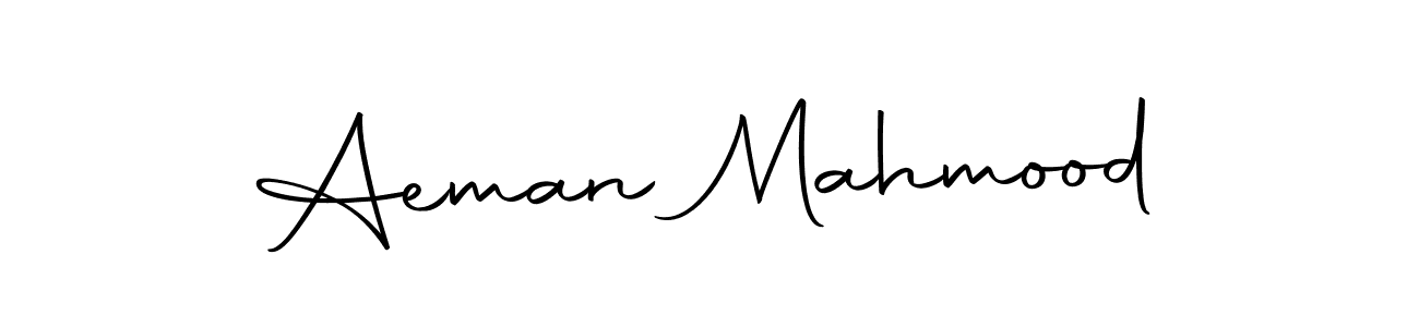 Also we have Aeman Mahmood name is the best signature style. Create professional handwritten signature collection using Autography-DOLnW autograph style. Aeman Mahmood signature style 10 images and pictures png