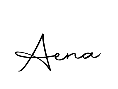 Design your own signature with our free online signature maker. With this signature software, you can create a handwritten (Autography-DOLnW) signature for name Aena. Aena signature style 10 images and pictures png