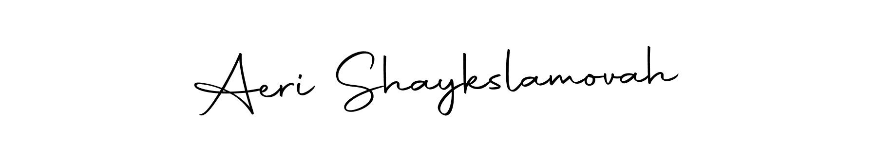 Also we have Aeri Shaykslamovah name is the best signature style. Create professional handwritten signature collection using Autography-DOLnW autograph style. Aeri Shaykslamovah signature style 10 images and pictures png