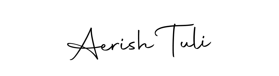 Autography-DOLnW is a professional signature style that is perfect for those who want to add a touch of class to their signature. It is also a great choice for those who want to make their signature more unique. Get Aerish Tuli name to fancy signature for free. Aerish Tuli signature style 10 images and pictures png
