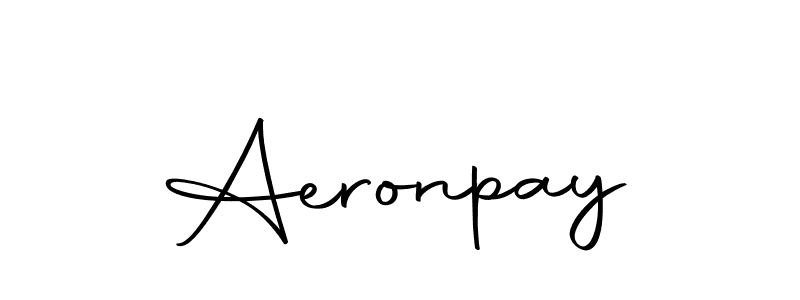 Use a signature maker to create a handwritten signature online. With this signature software, you can design (Autography-DOLnW) your own signature for name Aeronpay. Aeronpay signature style 10 images and pictures png