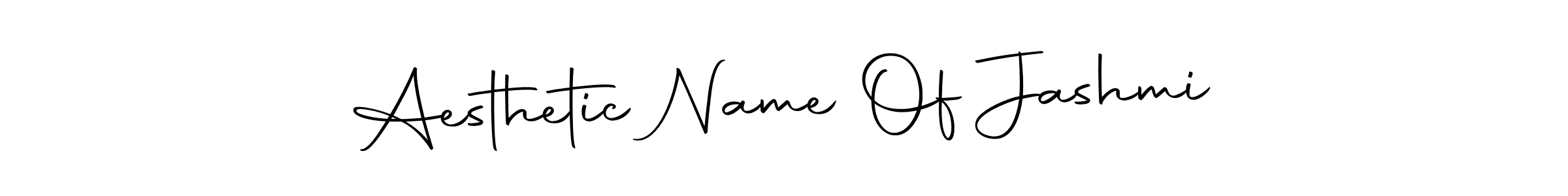 Make a beautiful signature design for name Aesthetic Name Of Jashmi. With this signature (Autography-DOLnW) style, you can create a handwritten signature for free. Aesthetic Name Of Jashmi signature style 10 images and pictures png