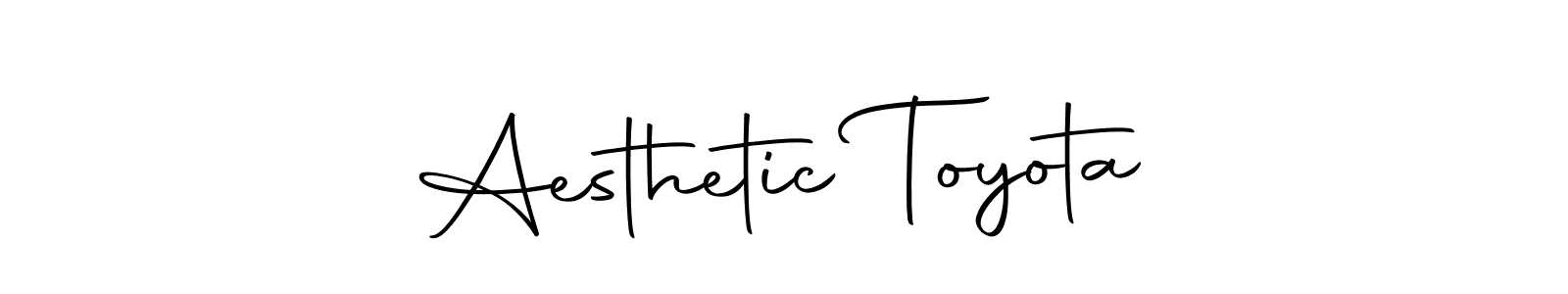 Also we have Aesthetic Toyota name is the best signature style. Create professional handwritten signature collection using Autography-DOLnW autograph style. Aesthetic Toyota signature style 10 images and pictures png