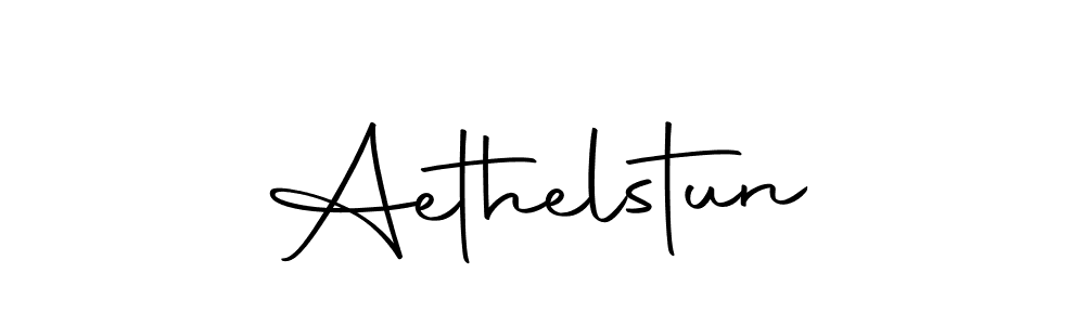 Use a signature maker to create a handwritten signature online. With this signature software, you can design (Autography-DOLnW) your own signature for name Aethelstun. Aethelstun signature style 10 images and pictures png