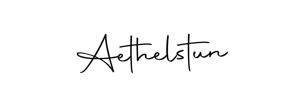 Use a signature maker to create a handwritten signature online. With this signature software, you can design (Autography-DOLnW) your own signature for name Aethelstun. Aethelstun signature style 10 images and pictures png