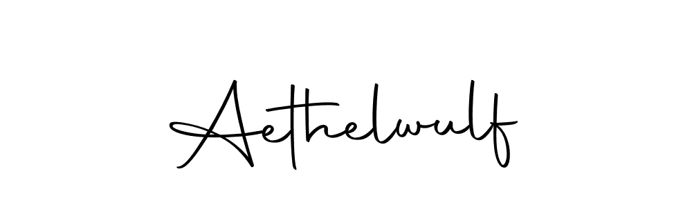 Make a beautiful signature design for name Aethelwulf. With this signature (Autography-DOLnW) style, you can create a handwritten signature for free. Aethelwulf signature style 10 images and pictures png