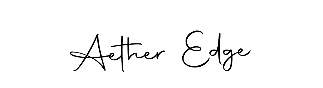 Aether Edge stylish signature style. Best Handwritten Sign (Autography-DOLnW) for my name. Handwritten Signature Collection Ideas for my name Aether Edge. Aether Edge signature style 10 images and pictures png