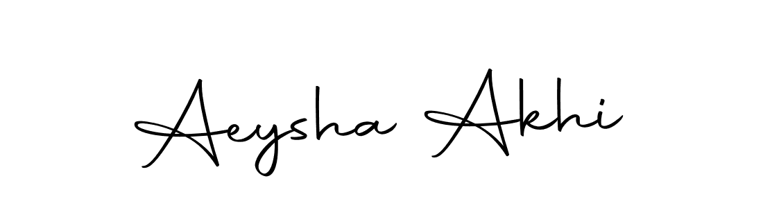 Make a beautiful signature design for name Aeysha Akhi. Use this online signature maker to create a handwritten signature for free. Aeysha Akhi signature style 10 images and pictures png