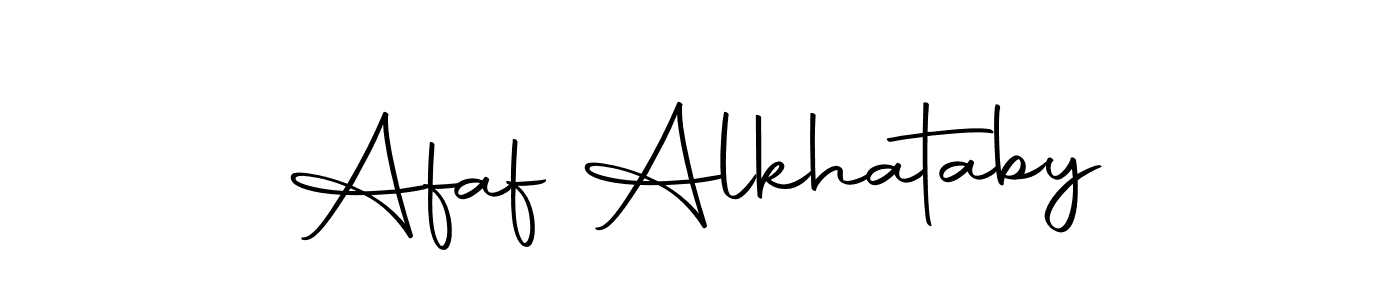 Make a beautiful signature design for name Afaf Alkhataby. With this signature (Autography-DOLnW) style, you can create a handwritten signature for free. Afaf Alkhataby signature style 10 images and pictures png