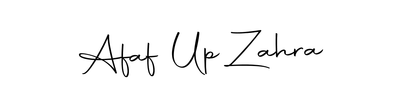 Design your own signature with our free online signature maker. With this signature software, you can create a handwritten (Autography-DOLnW) signature for name Afaf Up Zahra. Afaf Up Zahra signature style 10 images and pictures png