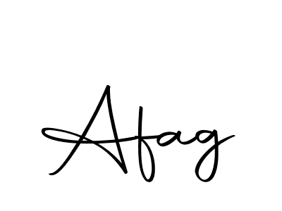 Design your own signature with our free online signature maker. With this signature software, you can create a handwritten (Autography-DOLnW) signature for name Afag. Afag signature style 10 images and pictures png