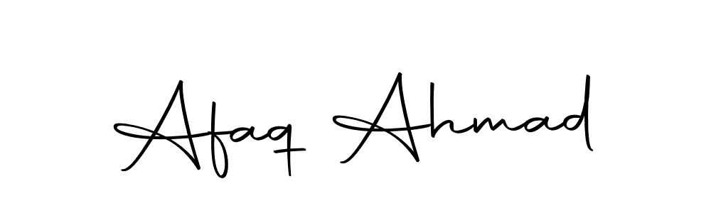 Create a beautiful signature design for name Afaq Ahmad. With this signature (Autography-DOLnW) fonts, you can make a handwritten signature for free. Afaq Ahmad signature style 10 images and pictures png