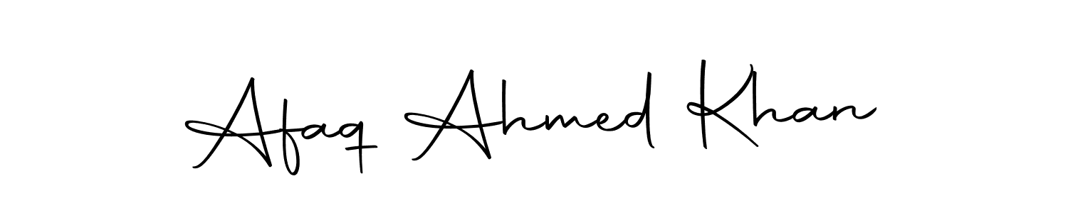 if you are searching for the best signature style for your name Afaq Ahmed Khan. so please give up your signature search. here we have designed multiple signature styles  using Autography-DOLnW. Afaq Ahmed Khan signature style 10 images and pictures png