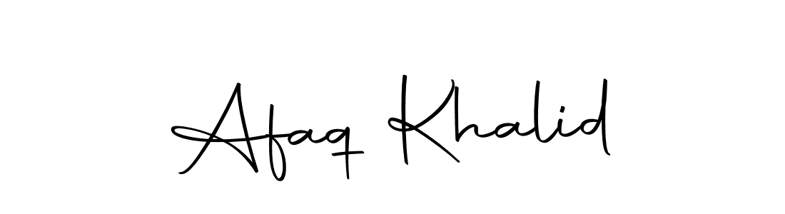 Make a beautiful signature design for name Afaq Khalid. Use this online signature maker to create a handwritten signature for free. Afaq Khalid signature style 10 images and pictures png