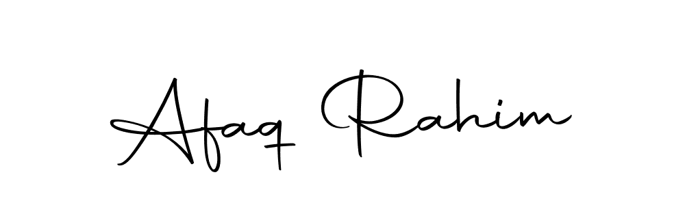 Design your own signature with our free online signature maker. With this signature software, you can create a handwritten (Autography-DOLnW) signature for name Afaq Rahim. Afaq Rahim signature style 10 images and pictures png