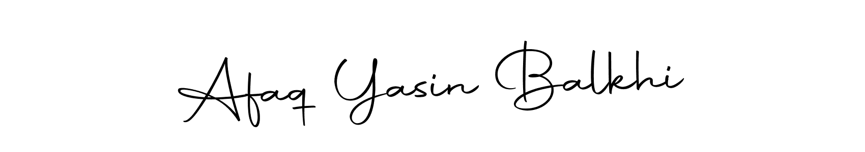 It looks lik you need a new signature style for name Afaq Yasin Balkhi. Design unique handwritten (Autography-DOLnW) signature with our free signature maker in just a few clicks. Afaq Yasin Balkhi signature style 10 images and pictures png