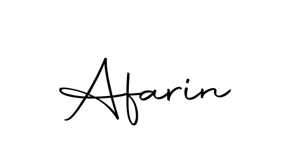 Design your own signature with our free online signature maker. With this signature software, you can create a handwritten (Autography-DOLnW) signature for name Afarin. Afarin signature style 10 images and pictures png