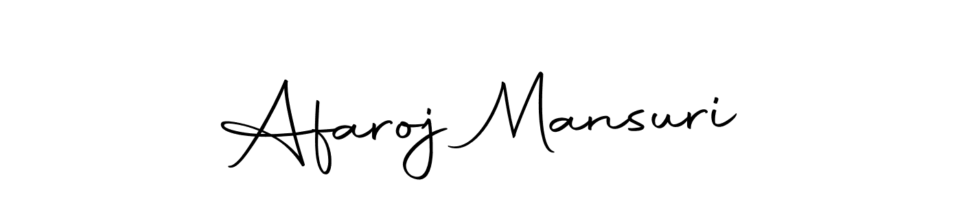 Make a beautiful signature design for name Afaroj Mansuri. Use this online signature maker to create a handwritten signature for free. Afaroj Mansuri signature style 10 images and pictures png