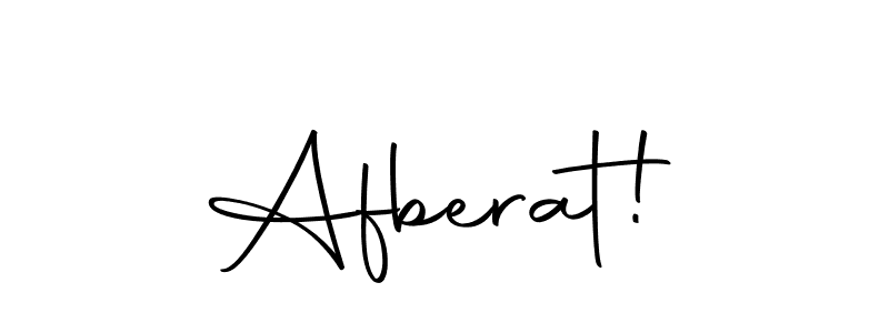 Make a beautiful signature design for name Afberat!. Use this online signature maker to create a handwritten signature for free. Afberat! signature style 10 images and pictures png