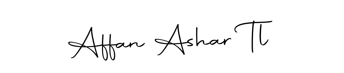 Design your own signature with our free online signature maker. With this signature software, you can create a handwritten (Autography-DOLnW) signature for name Affan Ashar Tl. Affan Ashar Tl signature style 10 images and pictures png