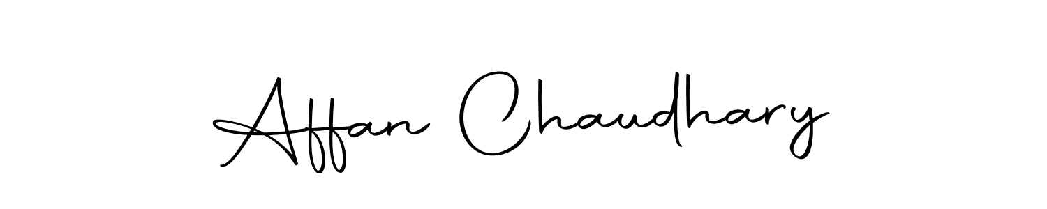 Create a beautiful signature design for name Affan Chaudhary. With this signature (Autography-DOLnW) fonts, you can make a handwritten signature for free. Affan Chaudhary signature style 10 images and pictures png