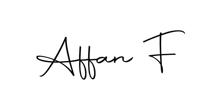 You can use this online signature creator to create a handwritten signature for the name Affan F. This is the best online autograph maker. Affan F signature style 10 images and pictures png