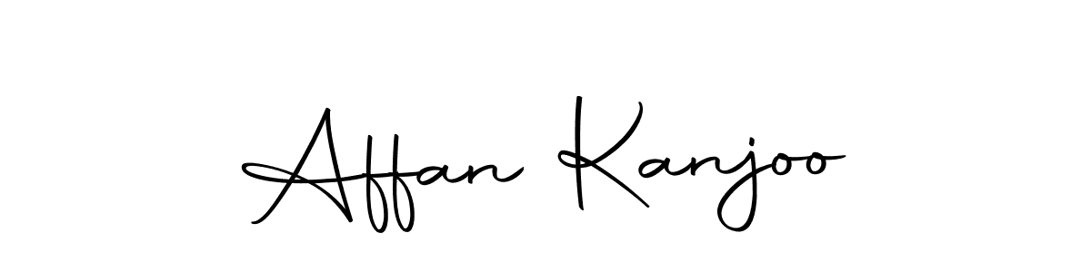 Similarly Autography-DOLnW is the best handwritten signature design. Signature creator online .You can use it as an online autograph creator for name Affan Kanjoo. Affan Kanjoo signature style 10 images and pictures png