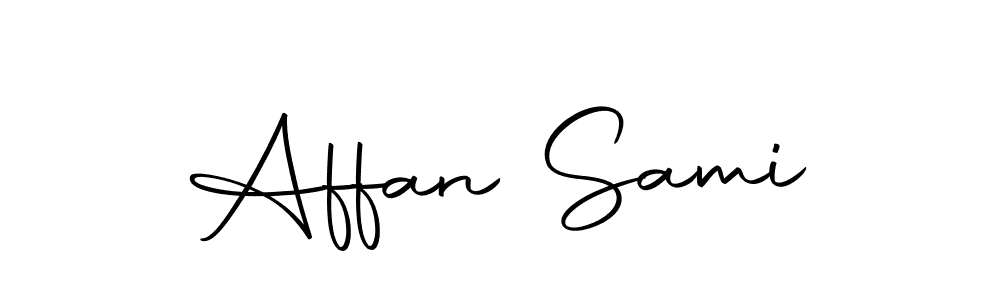 It looks lik you need a new signature style for name Affan Sami. Design unique handwritten (Autography-DOLnW) signature with our free signature maker in just a few clicks. Affan Sami signature style 10 images and pictures png