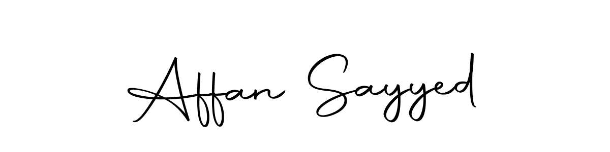 Also we have Affan Sayyed name is the best signature style. Create professional handwritten signature collection using Autography-DOLnW autograph style. Affan Sayyed signature style 10 images and pictures png